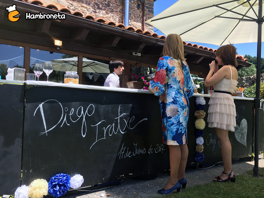 boda iratxe y diego hambroneta catering barra