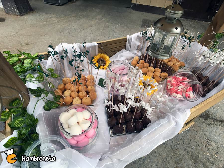 organizacion catering fiesta nerea hambroneta carrito dulces donuts