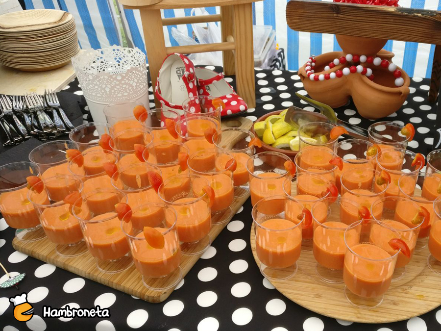 catering hambroneta fiesta andaluza gazpacho