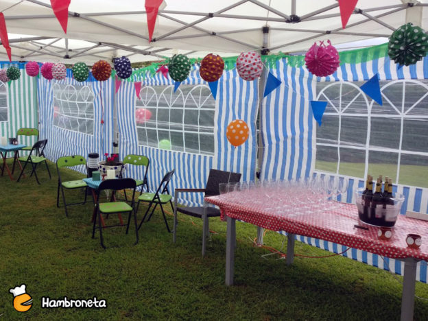 catering hambroneta fiesta andaluza invitado decoracion carpa