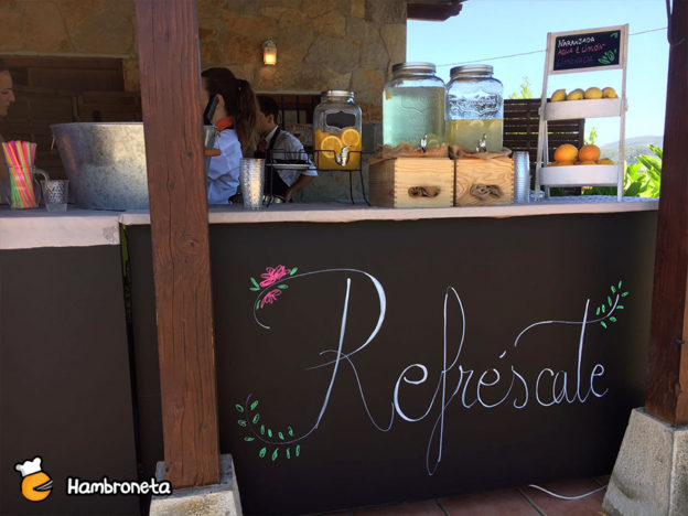 hambroneta catering boda alba y koldo barra