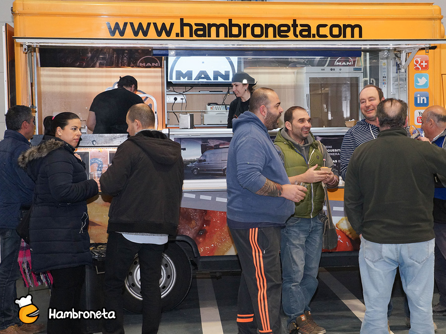 hambroneta catering inauguracion abra motor man food truck hambroneta