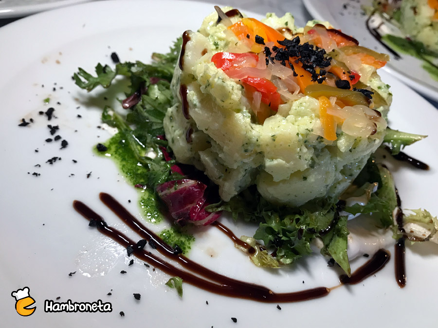 Boda Laura y Nico Hambroenta Pagaigoikoa ensalada veraniega de patata con ali oli de miel