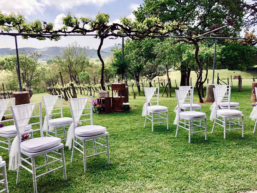 Boda Hambroneta Mahasti Descanso Laura y Carlos zona invitados ceremonia