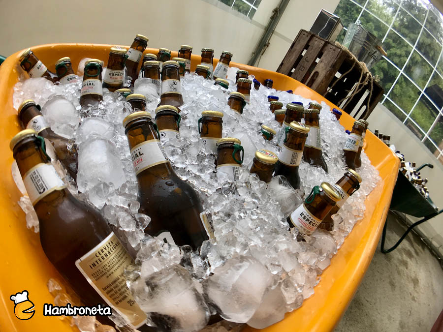 Boda Hambroneta Nuria y Angel Pagaigoikoa detalle carretilla cervecera