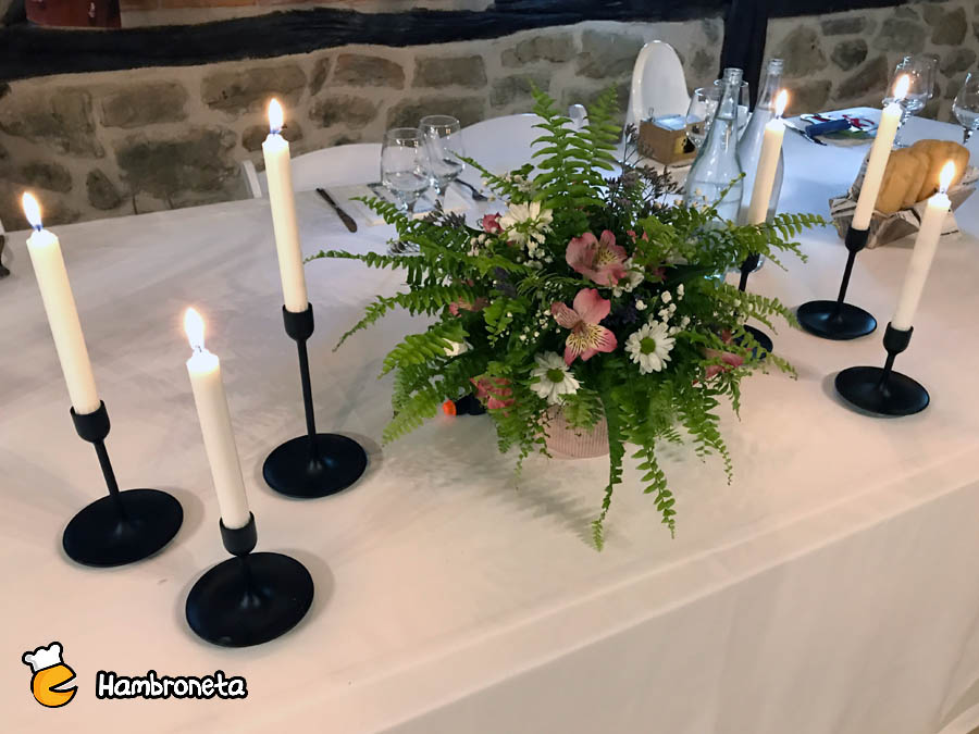 Boda Hambroneta Nuria y Angel Pagaigoikoa mesa presidencial