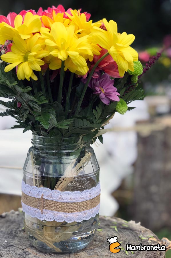 Hambroneta boda catering Aralia Inaki flores boda