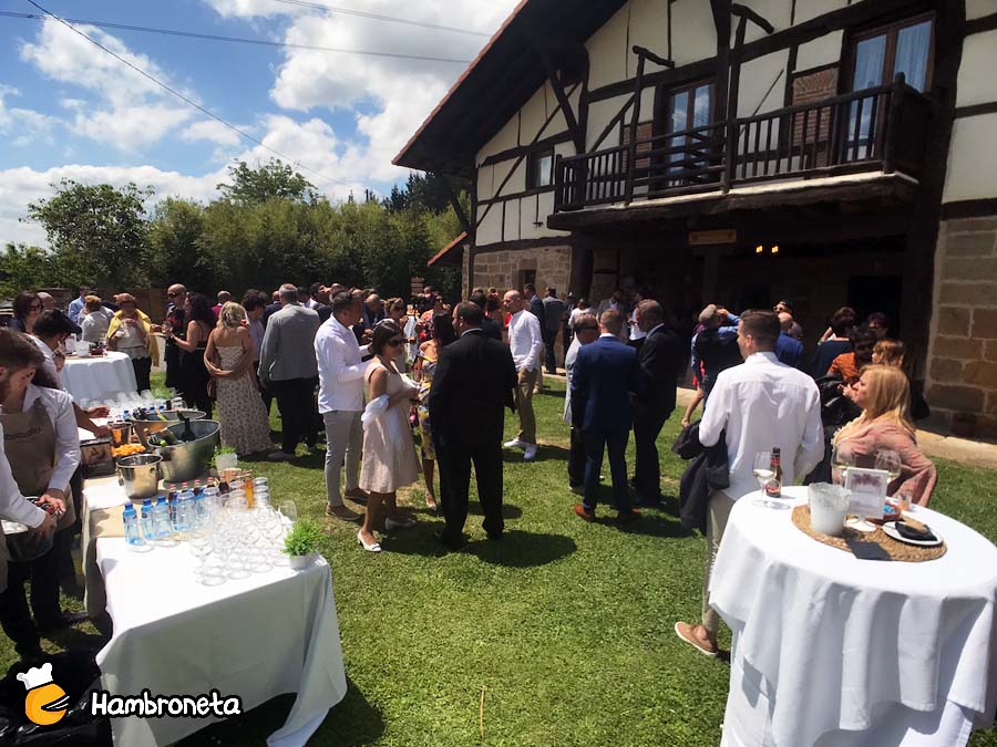 Hambroneta boda catering Aralia Inaki zona invitados