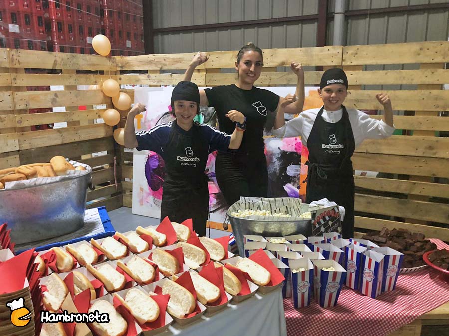 Hambroneta boda catering Katixa Erik Mesa American Way Kaiet Eneko