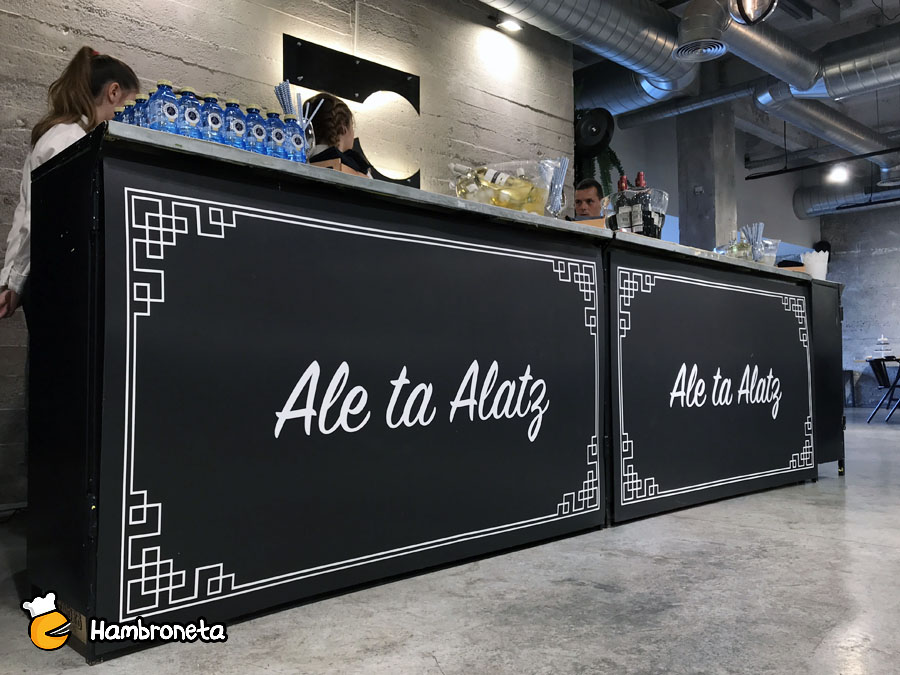 Boda catering Hambroneta Ale y Alatz Silo Bilbao barra bar
