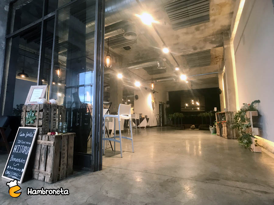 Boda catering Hambroneta Ale y Alatz Silo Bilbao entrada