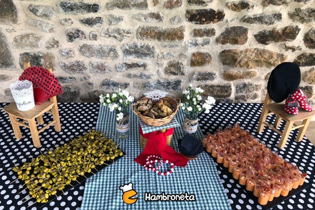 Hambroneta Catering Boda Tamara Miki Casa Rural Pagaigoikoa