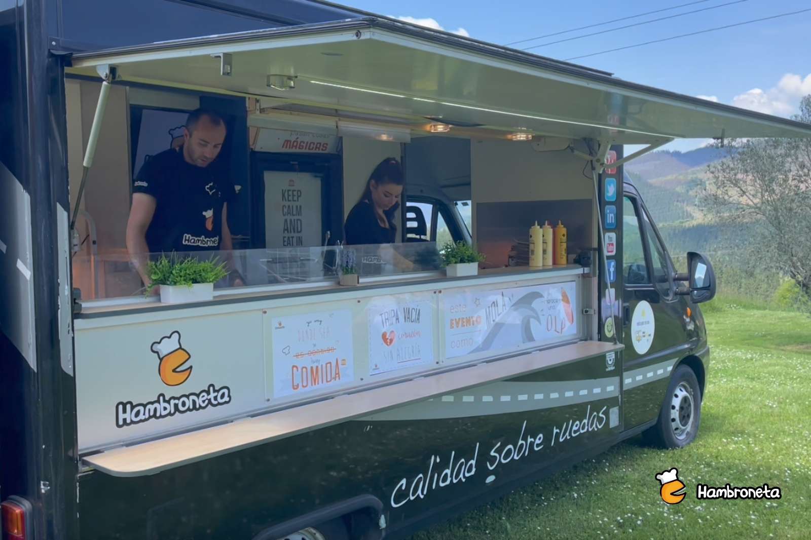Organizacion catering boda 25 aniversario Esti y Juan Mari food truck
