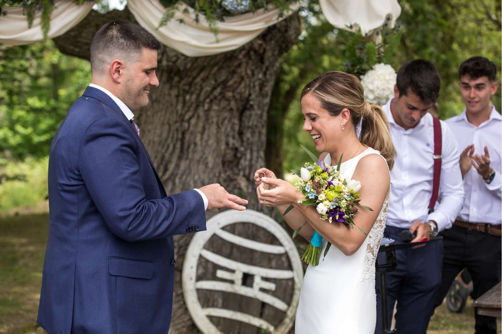 Boda Hambroneta Itzi Kepa anillos