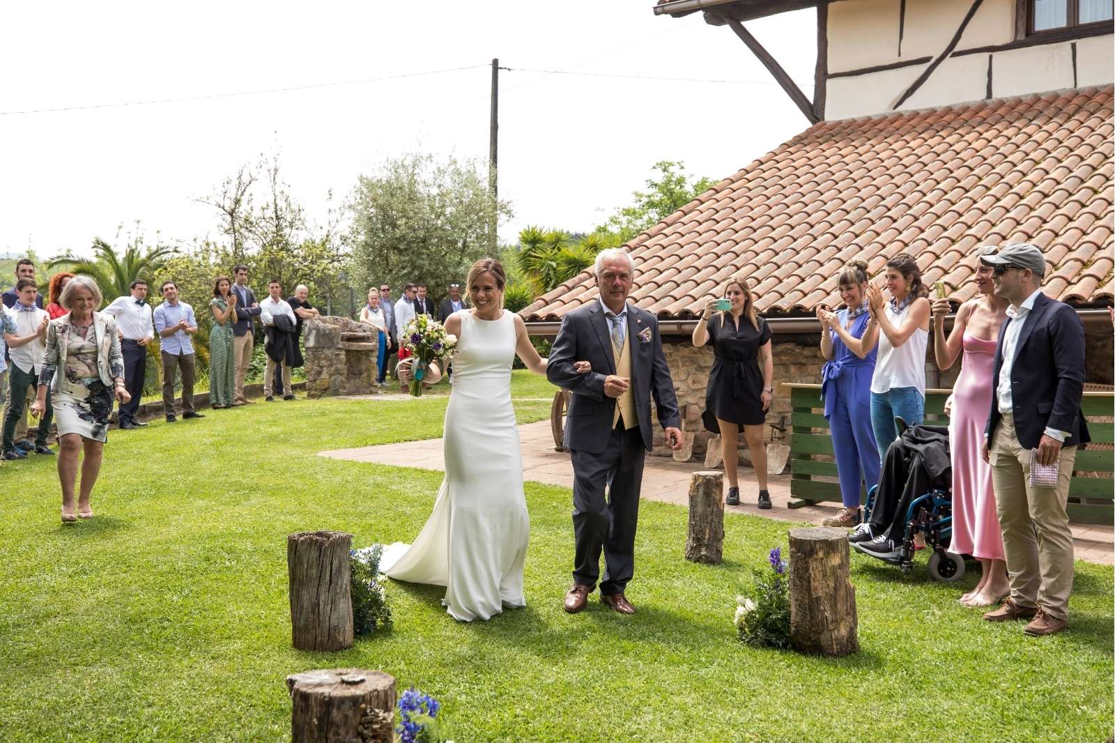 Boda Hambroneta Itzi Kepa llegada novia