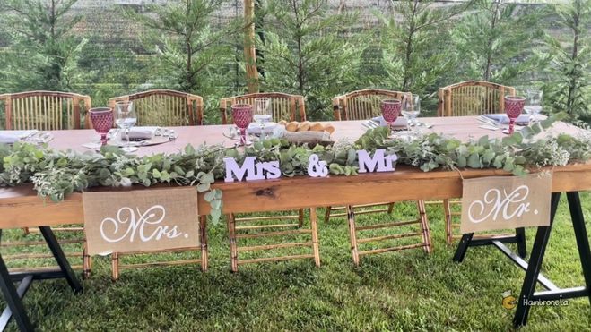 Hambroneta Organizacion Catering Boda Tania Endika mesa presidencial