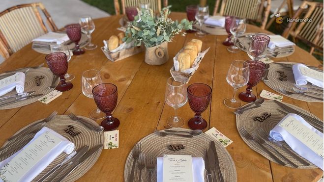 Hambroneta Organizacion Catering Boda Tania Endika gildas